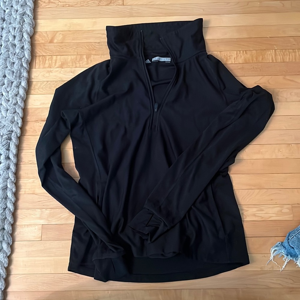 Adidas Woman’s Black Half-Zip